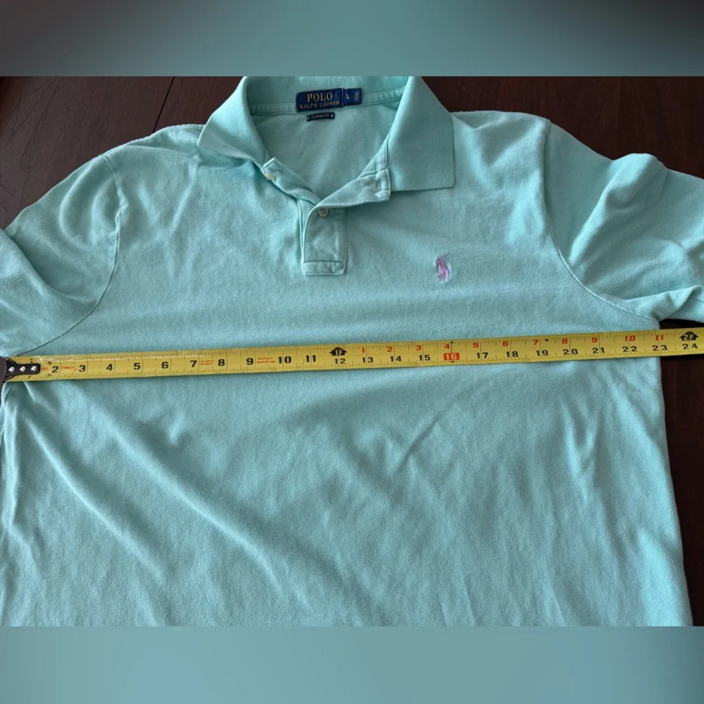 Polo Ralph Lauren | Size Large | Mens Robins Egg Blue Solid Polo Short Sleeve